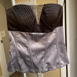 Black and Grey Sexy Corset
